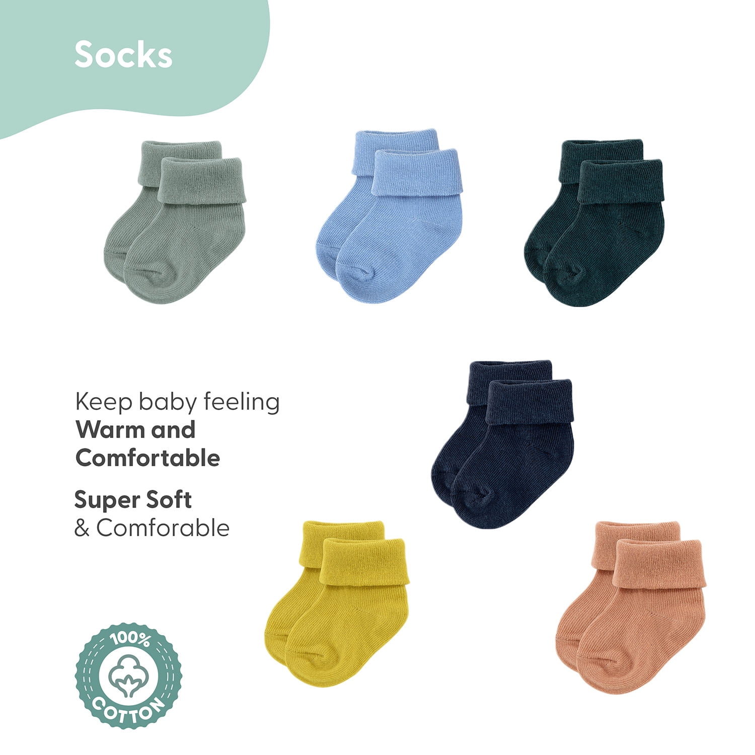 The Peanutshell Baby Boy Clothes, Good Sport Baby Clothes Set with Baby Socks and Bibs, 0-3 Months, 23-Piece