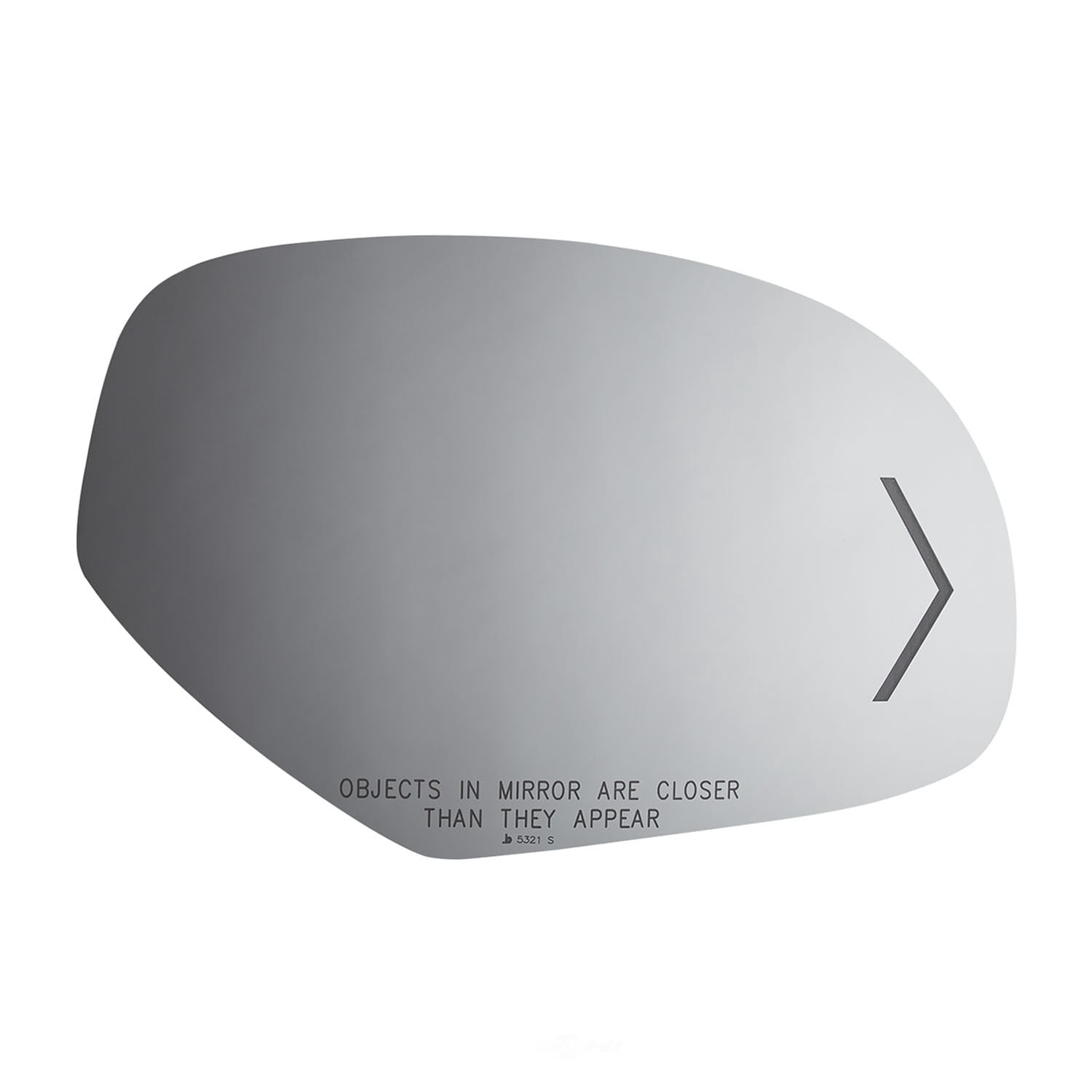 Burco Side View Mirror Replacement Glass - Clear Glass - 5321S