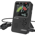 thumbnail image 2 of Metronome Tuner, Rechargeable 3 In 1 Digital Metronome with Vocal Count, Tone Generator Tuners for Guitar, Bass, Violin, Ukulele, Chromatic, Clarinet, Trumpet, Flute, All Instruments, Black by LEKATO, 2 of 4
