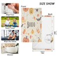 thumbnail image 6 of Yayeee 2 Pack Hand Towels for Bathroom 100% Cotton 16" x 28" Soft Absorbent Kitchen Towel, Halloween Cute Pumpkins, 6 of 7