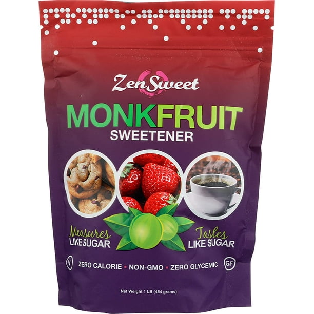 Zensweet, Sweetener Monk Fruit, 16 Ounce