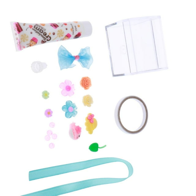 s de bricolaje Joyero con adorno de flor Flatback para niños Juguetes Regalos Rosado Yinane Joyero infantil DIY