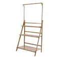 thumbnail image 1 of Multifunctional Bamboo Storage Rack for Potted Plant, Household, and Office, 1 of 7