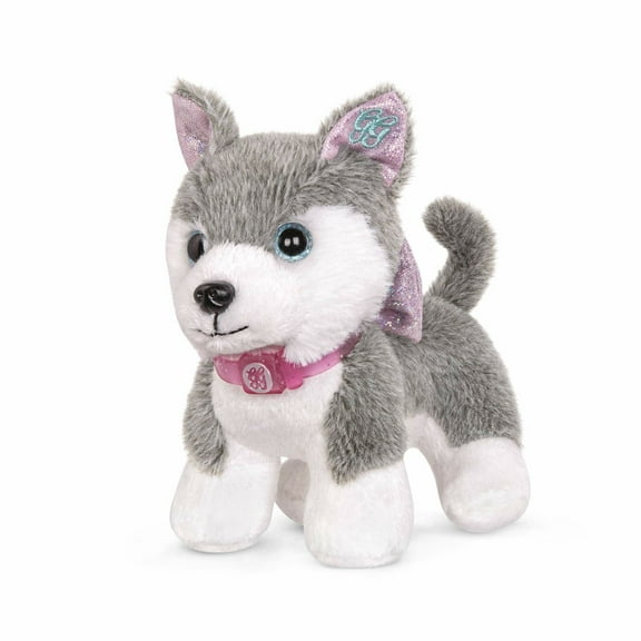 Glitter Girls By Battat Alaska Husky Puppy Plush Toy Dog, For Ages 3 and Up, Grey/White