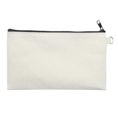Aspire 30 Pack Natural Cotton Canvas Makeup Bags With Black Zipper Aspire 30 Pack Natural Cotton Canvas Makeup Bags With Black Zipper