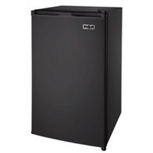 RCA 3.2 Cu Ft Single Door Mini Fridge with Freezer, Black