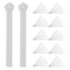 thumbnail image 1 of Kit de 12 piezas de abanico plegable para hacer uno mismo, varillas de abanico de mano, marco de plástico plegable para hacer abanicos de mano, accesorios para manualidades., 1 of 7