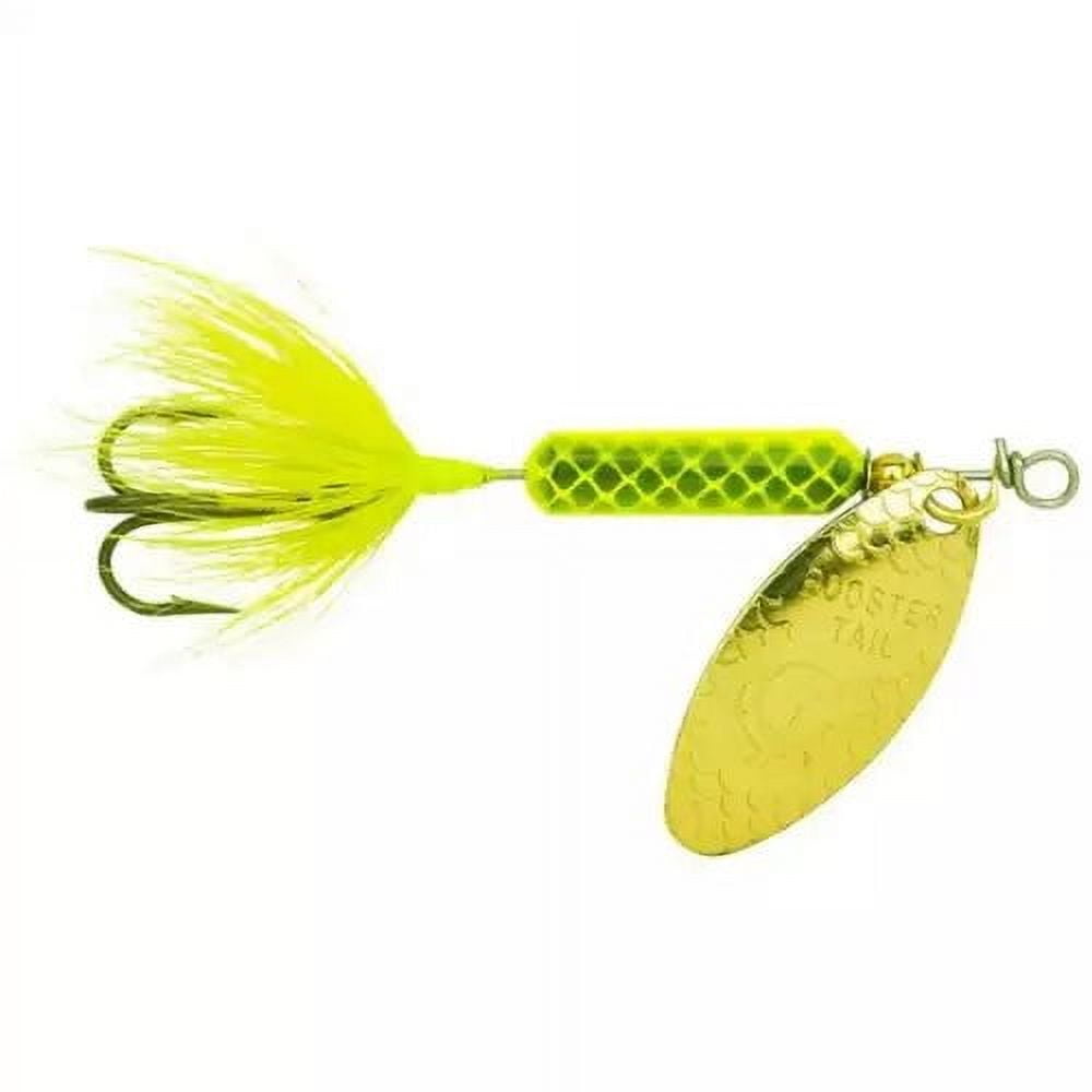 Yakima Bait Worden's Original Rooster Tail Lure, Inline Spinnerbait Fishing Lure, White, 1/24 oz.