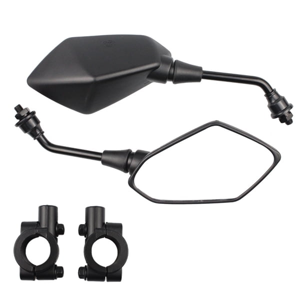 Sidaley 1 par de espejos laterales para motocicleta, lentes transparentes extraíbles, modificación Universal, reemplazo de varilla de aluminio, Accesorios para motos Sidaley VI015466-00B