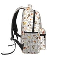 thumbnail image 3 of Fotbe Mushrooms And Butterflies Pattern Casual Backpack for School, Travel, and Outdoor Activities - Durable, Lightweight, and Comfortable, 3 of 5