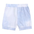 thumbnail image 6 of KYAIGUO 2Pcs Boys Girls Summer Hooded Tracksuit Set for Newborn Baby,Toddler Tie-Dye Pullover Sleeveless Sweatshirt Top +shorts Pants Two-Piece Set for 3M-24M, 6 of 9