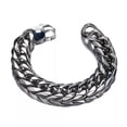 thumbnail image 2 of QQTDFG 9mm-21mm Curb Cuban Rombo Link Bracelet Men Boy 316L Stainless Steel Chain Wrap-19mm-10inch or 25.4cm, 2 of 5