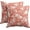 Coral White, variant on Vintage Floral Pillow Covers 16x16 Inch Set of 2 Rustic Mustard Yellow and White Outdoor Decorative Throw Pillows Chinoiserie Flower Toile Pillowcases Cushion Covers for Couch Home Decor