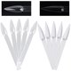 thumbnail image 4 of 160 Pcs Stiletto Nail Swatch Sticks, Clear Nail Sample Sticks for Gel Polish Display, 4 of 5
