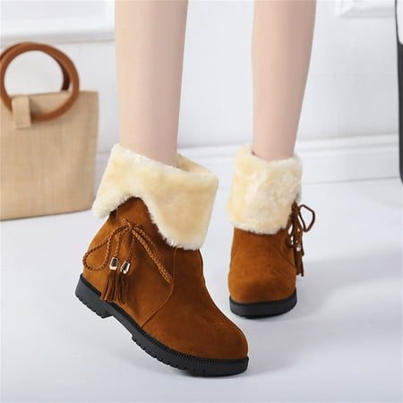 

Clearance Sales Online Deals Winter Snow Boots Keep Warm And Velvet Cotton Shoes Female Student Short Boots Waterproof