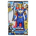 thumbnail image 2 of Marvel Studios’ Thor: Love and Thunder Stormbreaker Strike Thor Toy, 12-Inch-Scale Electronic Figure, Kids Ages 4 and Up, 2 of 6