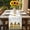 White, variant on Yellow Bees Gnomes Table Runner - 108 Inch Long, Kitchen Dining Table Runner Dresser Scarves, Spring Floral Branches Wooden Farmhouse Decor for Coffee Tables Wedding Party Banquet