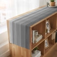 thumbnail image 6 of Table Runners 70 Inches Long Dress Scarves, Grey Ombre Wooden Farmhouse Coffee/Dining/Kitchen Table Decor, Holiday Table Runner, Farmhouse Retro Gray Wood Gradient 13x70 Inch, 6 of 9