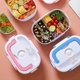 thumbnail image 2 of Caja de comida caliente eléctrica con compartimento para cubiertos, cajas de comida de trabajo de 40 W con salida de vapor, disfrute de su comida caliente en cualquier lugar Vhermosa Figuras Decorativas y Floreros, 2 of 5