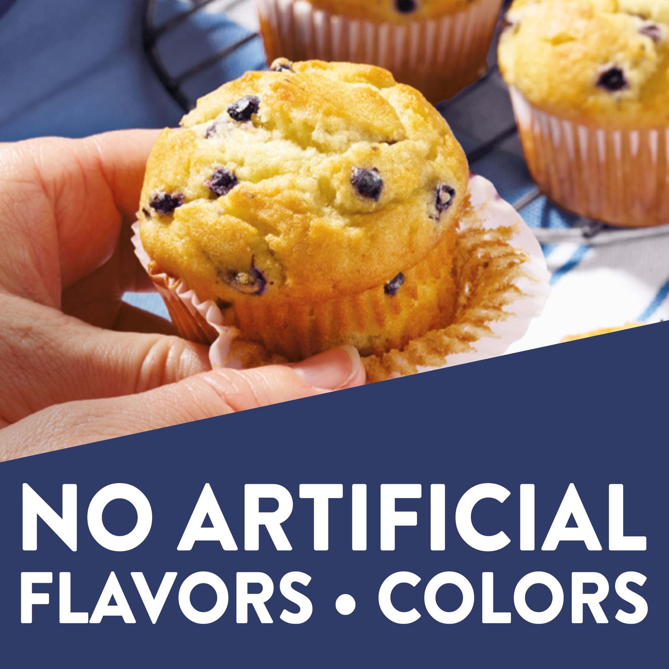 (6 pack) Krusteaz Wild Blueberry Muffin Mix, 17.1 oz Box