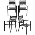 thumbnail image 2 of Nuu Garden  4PCS Stackable Iron Dining Chair, 2 of 5