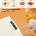 thumbnail image 3 of Electric Food Warming Tray, Portable Electric Warming Tray Touch Screen Control, Rapid Heating Insulation Ultra Wide Heating Area Portable for Buffets Restaurants Family, 3 of 7