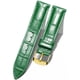 thumbnail image 1 of Genuine Leather Replacement Watch Band Multicolor Waterproof for Men Women, G-Green (14mm), 1 of 5