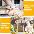 thumbnail image 4 of Wooden Pasta Drying Rack Collapsible Noodle Dryer Rack Beech with 8 Bar Handles, 4 of 8