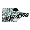 thumbnail image 1 of Ying Yang Cutting Board, Abstract Yin Yang Design with Large Retro Dots Counter Forces of Globe, Decorative Tempered Glass Cutting and Serving Board, Wine Bottle Shape, Black White, by Ambesonne, 1 of 1