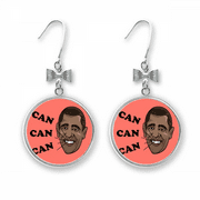 Obama Agrees Election Result Can Bow Earrings Drop Stud Pierced Hook
