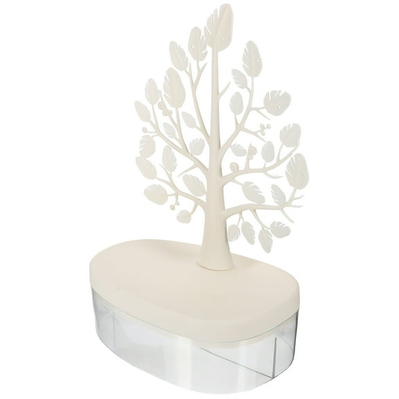 NIAIZEK White Tree Jewelry Display Stand with Smooth Branches for Earrings and Accessories Organizer Holder
