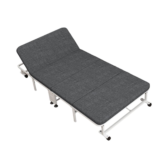 Cama Plegable Con Colchón Zulema Portátil 190x28x100cm