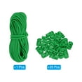 thumbnail image 4 of Uxcell 1Pcs 10 Yard Elastic Bungee Cord & 25 Pcs Single Hole Cord Lock Green, 4 of 6