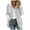 Gray womens coat, variant on Usmixi Womens Winter Fleece Coat Fluffy Sherpa Coats for Women Open Full Zipper Drawstring Hoodies Fuzzy Plush Sweatshirt Outwear Plus Size Color Block Jacket 2025 Fleece Coat