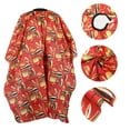 thumbnail image 3 of Unique Bargains 1 Pc Hair Dryer Pattern Hairdressing Cape for Barber Shop 64.96"x57.09" Red, 3 of 7