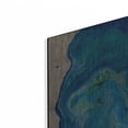 thumbnail image 2 of Luxe Metal Art 'Barrier Island 2'  by Alicia Ludwig Metal Wall Art, 36" x 36", 2 of 9