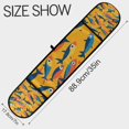 thumbnail image 3 of Yayeee Double Oven Mitt Kitchen Heat Resistant Baking 35" x7" Quilted Glove, Yellow Sardines Pattern, 3 of 6
