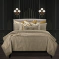 thumbnail image 2 of Siscovers Jazz Club Glimmering Supreme Duvet Cover and Insert Set Silver Queen, 2 of 5
