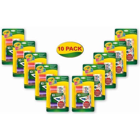 Crayola Color Wonder 100 Mini Markers Classic Colors (10 Pack)