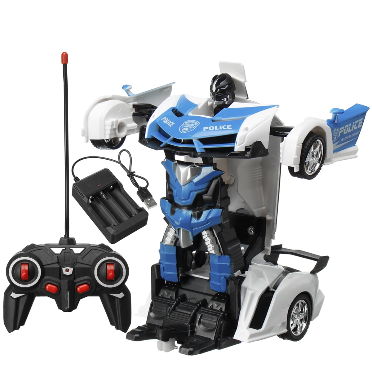 Remote Control Robot Car Transformer RC Toys Gesture Sensing Xmas Gift