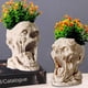 thumbnail image 4 of Maceta Busto Maceta y Escultura Gótica Oscura Adorno Único Maceta Cabeza de Maceta Adorno Clásico Regalo Único Maceta Suculenta Regalo Único 1PC, 4 of 8
