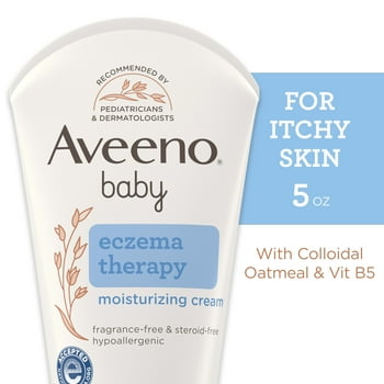 Aveeno Baby Eczema Therapy Moisturizing Cream with Oatmeal, 5 fl. oz