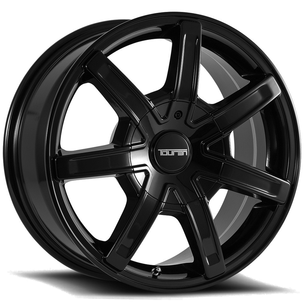 Touren TR65 18x8 5x5"/5x130 +35mm Black Wheel Rim 18" Inch