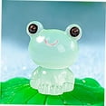 thumbnail image 4 of New Arrival! Miyuadkai Luminous Mini Frog Ornament Green A: 20pcs Resin Frogs Figurines Miniature Frog Figurines Garden Tiny Luminous Frogs Ornaments, 4 of 6