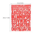 thumbnail image 2 of unbranded Calcomanías De Letras Rojas Para Posters Y Exterior Resistente, 2 of 6
