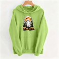 thumbnail image 4 of Molidfa Womens Retro Ghost Hoodie Pumpkin Patch Graphic Oversized Pullover Sweatshirt, 4 of 5