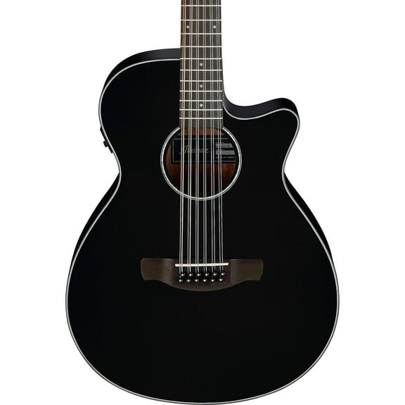 Guitarra Ibanez AEG5012 12 cuerdas acústica-eléctrica negra