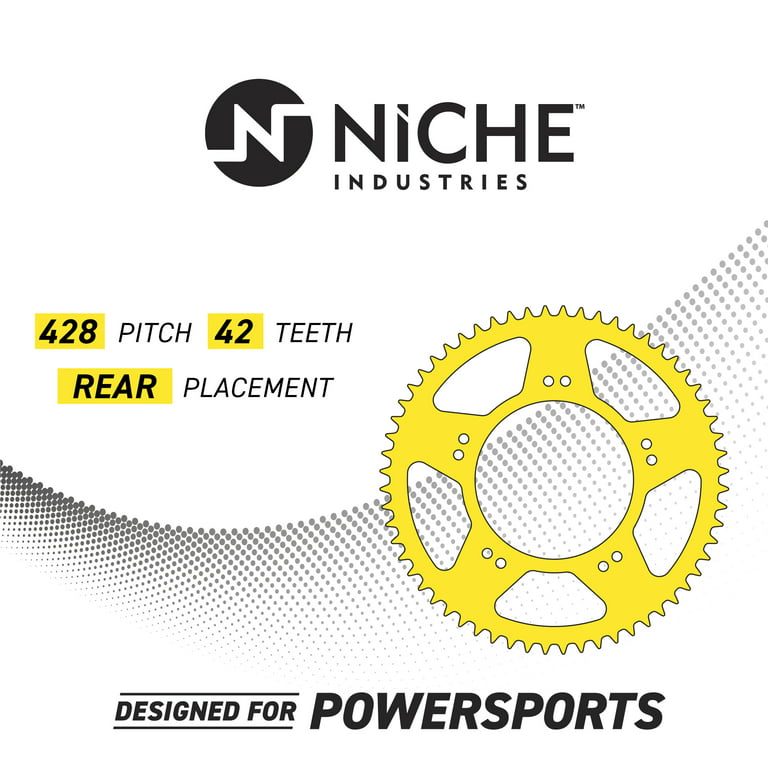 Niche 428 Pitch Front Rear Drive Sprocket Kit for Kawasaki G5 