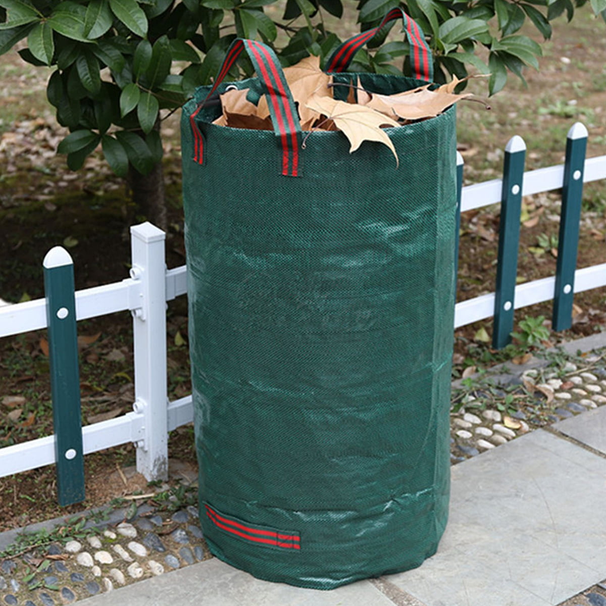 Garden Yard Heavy Duty Carry Bag Lawn Waste Weeds Leaves Grass Cutting Sack Bag 