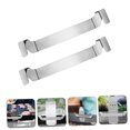 thumbnail image 3 of Raindrops 2Pcs Grill Tool Storage Griddle Spatula Holders Rustproof Silver Hooks Style Design, 3 of 8